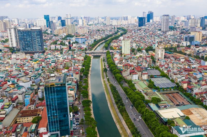 Toàn cảnh 14km hai bên sông Tô Lịch trước khi 'lột xác' thành công viên